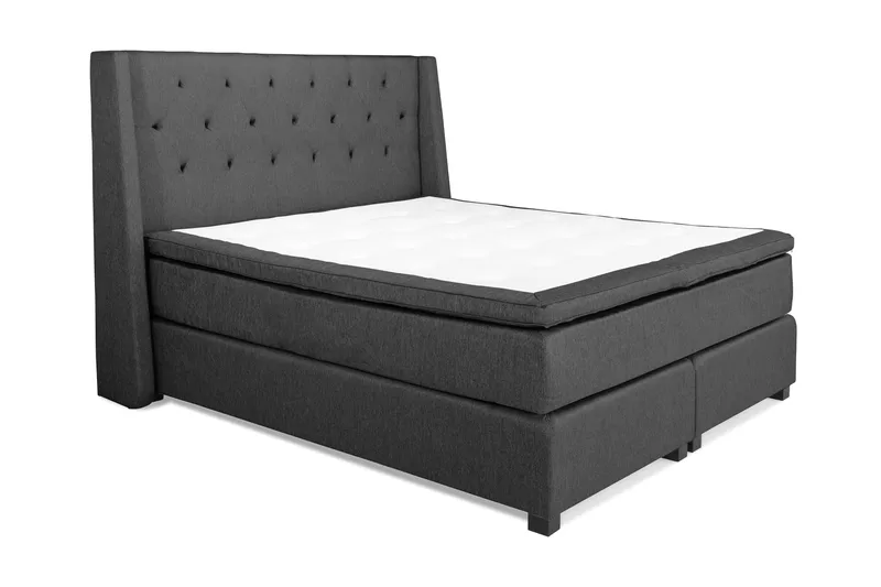 Imperia Kontinentalseng 180x200 - Grå - Møbler - Senge - Kontinentalsenge