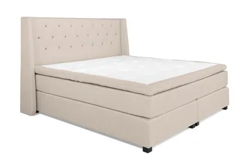 Imperia Kontinentalseng 210x210 cm - Beige - Møbler - Senge - Kontinentalsenge