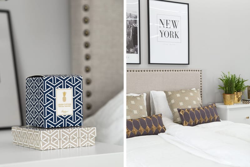 Jolie Kontinentalseng 140 - Beige - Møbler - Senge - Kontinentalsenge