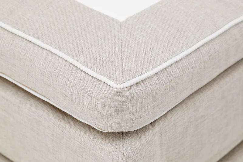 Jolie Kontinentalseng 140 - Beige - Møbler - Senge - Kontinentalsenge