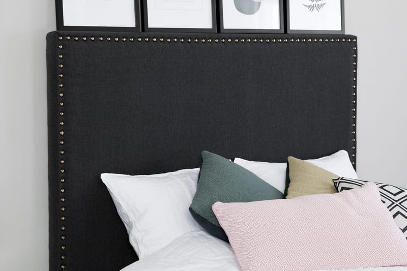 Jolie Kontinentalseng 160x200 Gavl - sort - Møbler - Senge - Kontinentalsenge