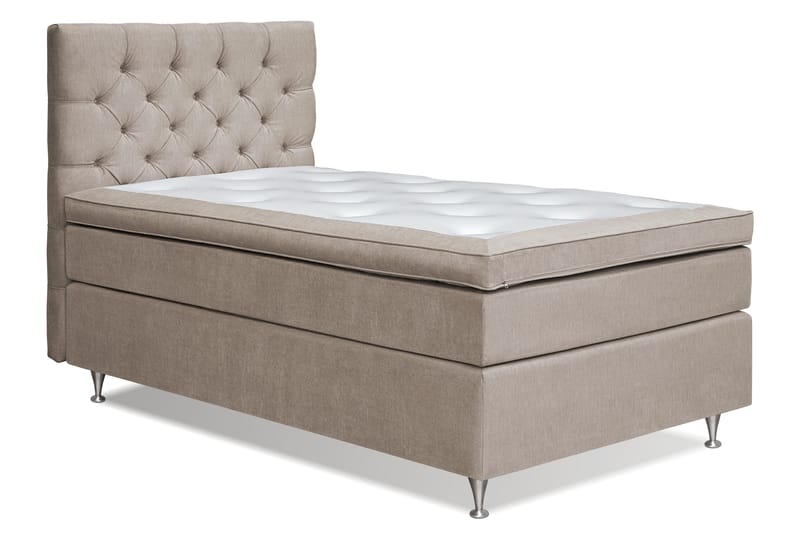 Joluma Kontinentalseng Fast - (+Flere valg) 105x200 cm Beige - Møbler - Senge - Kontinentalsenge