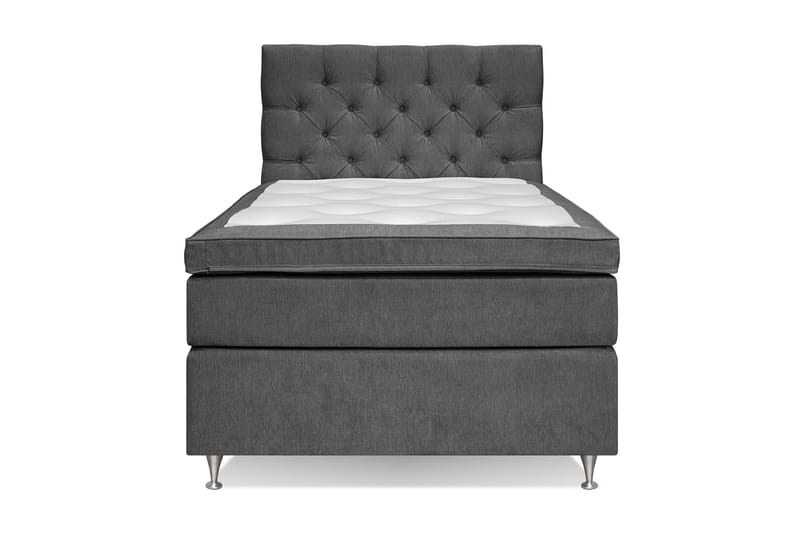 Joluma Kontinentalseng Fast - (+Flere valg) 120x200 cm Mørkegrå - Møbler - Senge - Kontinentalsenge