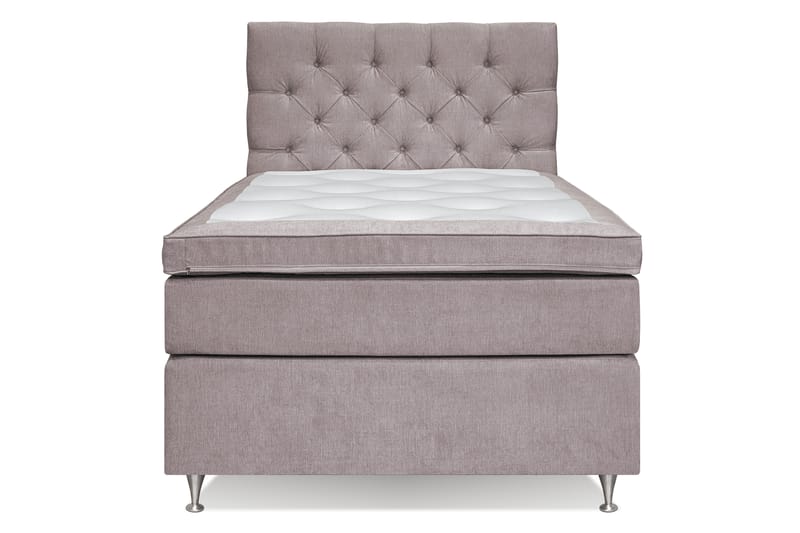 Joluma Kontinentalseng Fast - (+Flere valg) 120x200 cm Vintagelyserød - Møbler - Senge - Kontinentalsenge