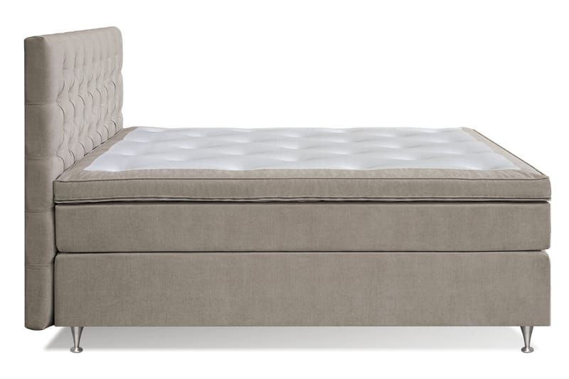 Joluma Kontinentalseng Fast - (+Flere valg) 180x200 cm Beige - Møbler - Senge - Komplet sengepakke