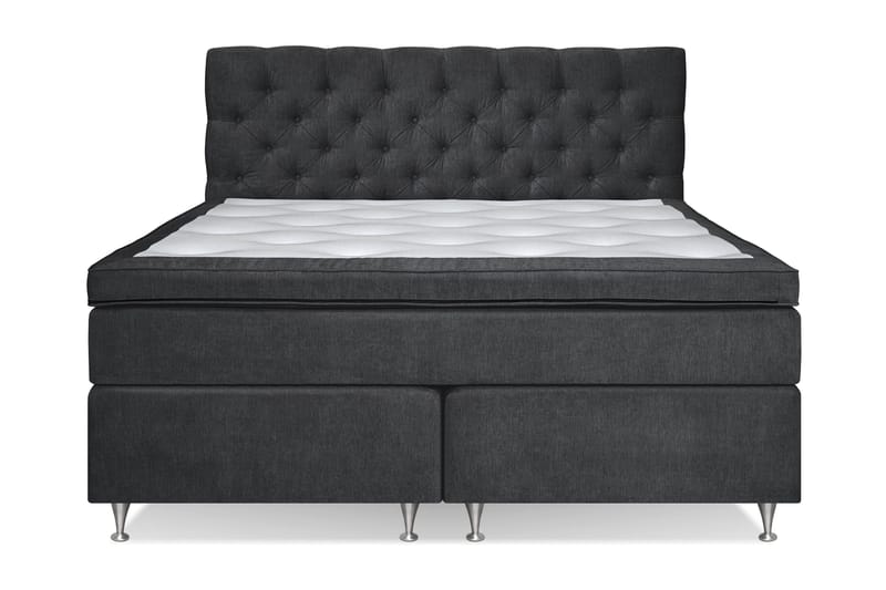 Joluma Kontinentalseng Fast - (+Flere valg) 180x200 cm Sort - Møbler - Senge - Kontinentalsenge