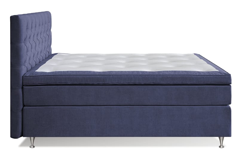 Joluma Kontinentalseng Fast/Medium - (+Flere valg) 180x200 cm Mørkeblå - Komplet sengepakke - Kontinentalsenge