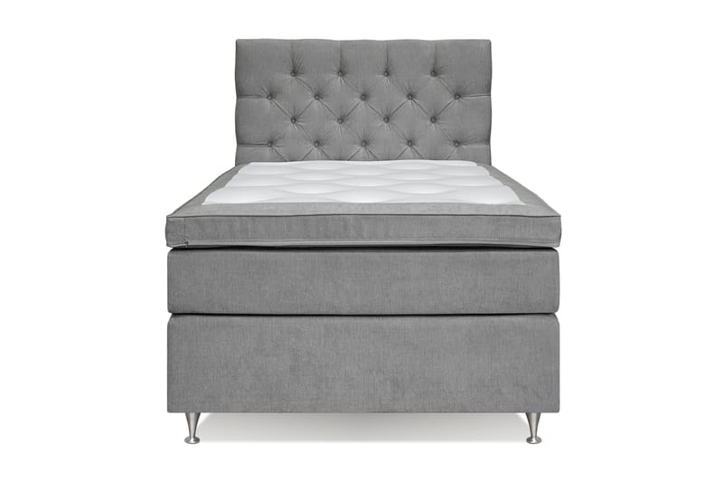 Joluma Kontinentalseng Medium - (+Flere valg) 120x200 cm Grå - Møbler - Senge - Kontinentalsenge