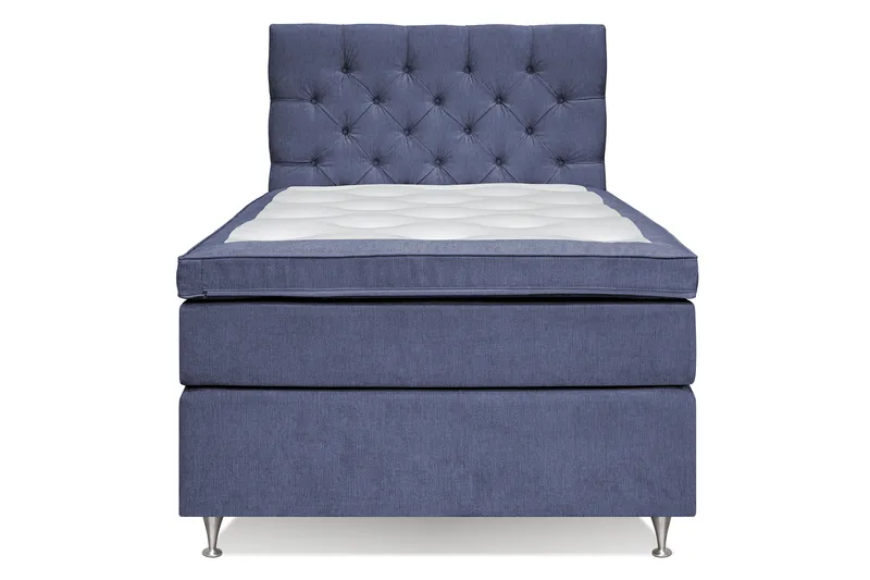 Joluma Kontinentalseng Medium - (+Flere valg) 120x200 cm Mørkeblå - Møbler - Senge - Kontinentalsenge