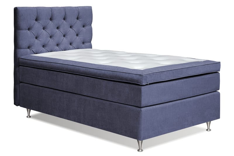 Joluma Sengepakke Fast - (+Flere valg) 140x200 cm Mørkeblå - Komplet sengepakke - Kontinentalsenge