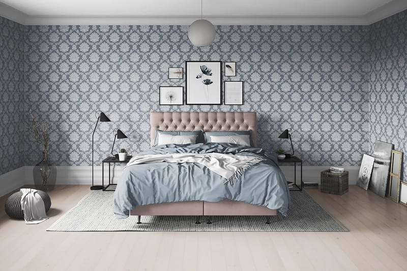 Joluma Sengepakke Fast - (+Flere valg) 180x200 cm Vintagelyserød - Møbler - Senge - Komplet sengepakke