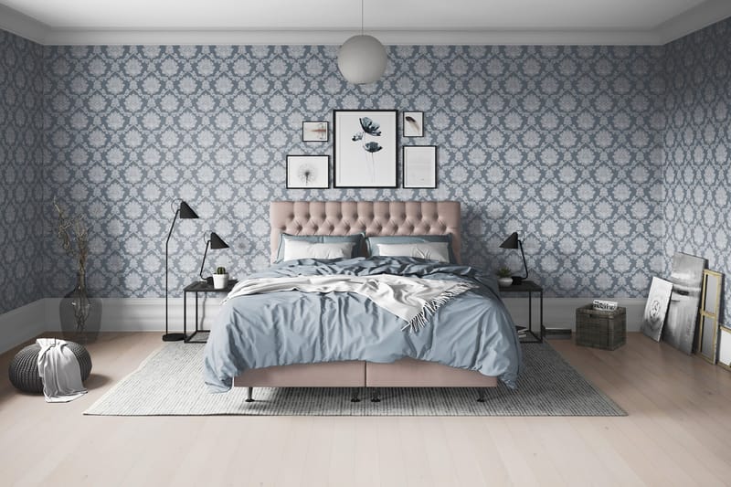 Joluma Sengepakke Fast - (+Flere valg) 180x200 cm Vintagelyserød - Møbler - Senge - Komplet sengepakke
