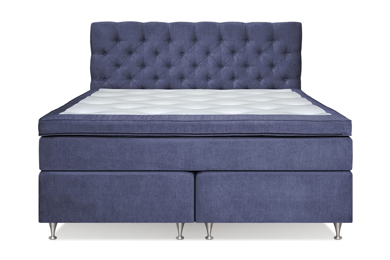 Joluma Sengepakke Fast/Medium - (+Flere valg) 160x200 cm Mørkeblå - Komplet sengepakke - Kontinentalsenge