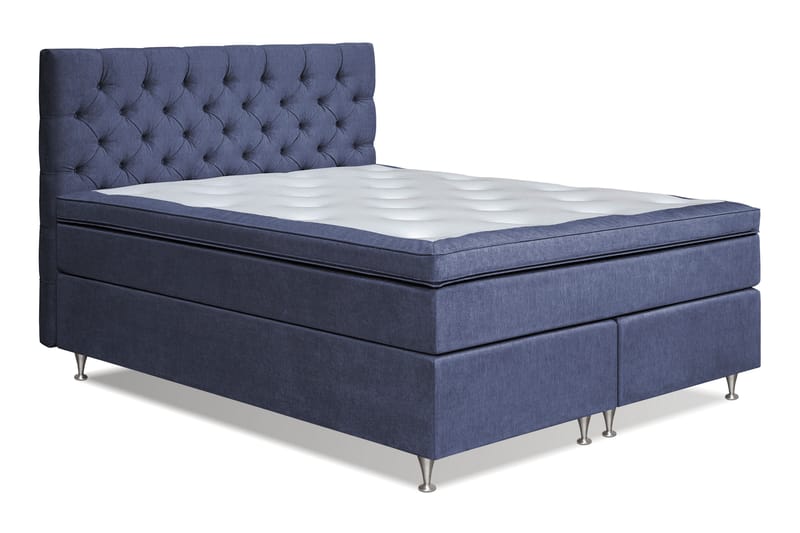 Joluma Sengepakke Fast/Medium - (+Flere valg) 160x200 cm Mørkeblå - Komplet sengepakke - Kontinentalsenge