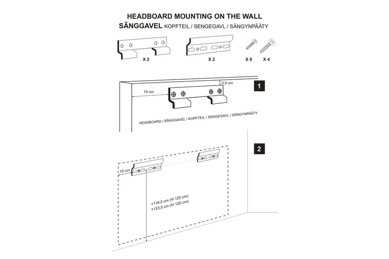 Joluma Sengepakke Fast/Medium - (+Flere valg) 180x200 cm Mørk Lyserød - Møbler - Senge - Kontinentalsenge