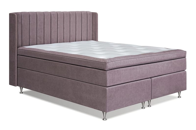 Joluma Sengepakke Fast/Medium - (+Flere valg) 180x200 cm Mørk Lyserød - Møbler - Senge - Kontinentalsenge