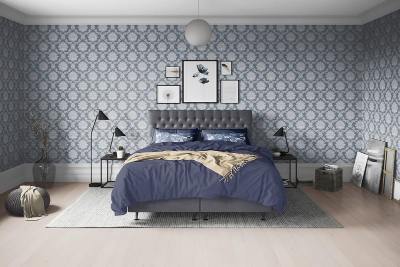 Joluma Sengepakke Fast/Medium - (+Flere valg) 180x200 cm Mørkegrå - Møbler - Senge - Kontinentalsenge