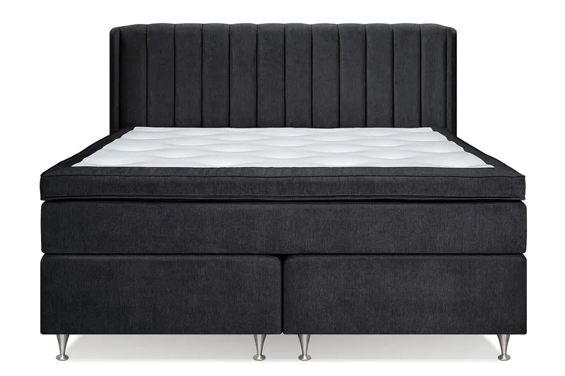 Joluma Sengepakke Fast/Medium - (+Flere valg) 180x200 cm Sort - Møbler - Senge - Kontinentalsenge