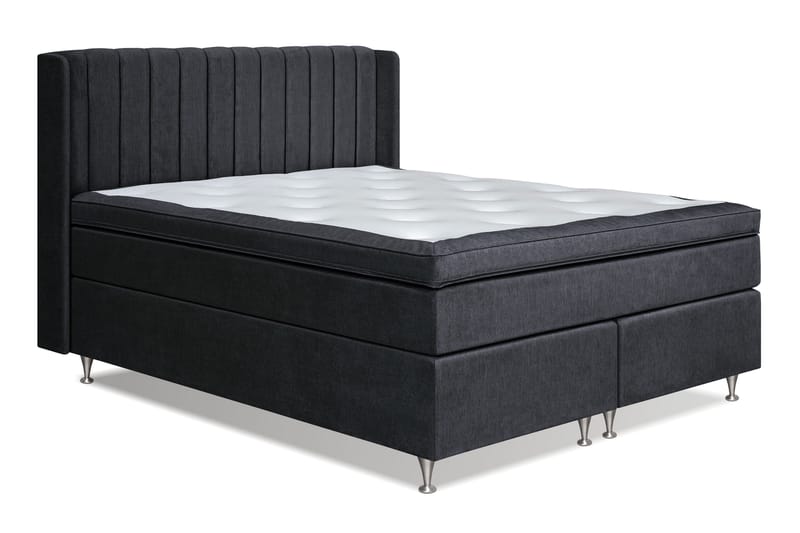 Joluma Sengepakke Medium - (+Flere valg) 180x200 cm Sort - Møbler - Senge - Komplet sengepakke