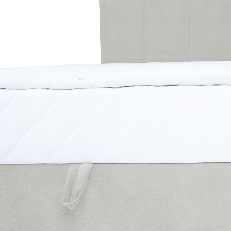 Kontinentalseng Kalen med madras 120x200 cm - mørk beige - Møbler - Senge - Kontinentalsenge
