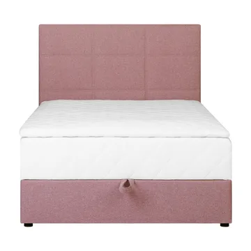 Kontinentalseng Kalen med madras 120x200 cm - pink - Møbler - Senge - Enkeltsenge