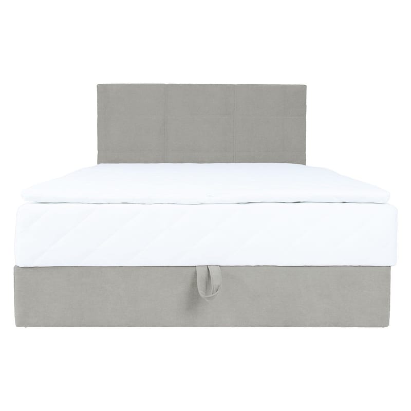 Kontinentalseng Kalen med madras 140x200 cm - mørk beige - Møbler - Senge - Kontinentalsenge