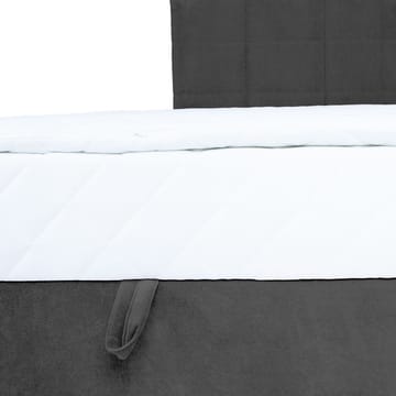 Kontinentalseng Kalen med madras 140x200 cm - mørkegrå - Møbler - Senge - Enkeltsenge