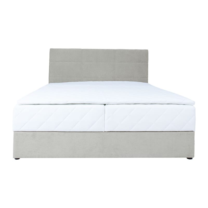 Kontinentalseng Kalen med madras 160x200 cm - Mørk beige - Møbler - Senge - Kontinentalsenge