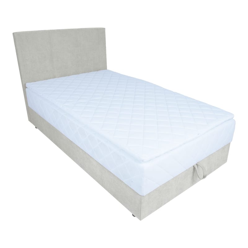 Kontinentalseng Kalen med madras 90x200 cm - mørk beige - Møbler - Senge - Kontinentalsenge