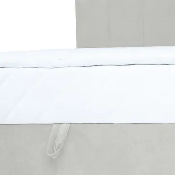 Kontinentalseng Kalen med madras 90x200 cm - mørk beige - Møbler - Senge - Kontinentalsenge