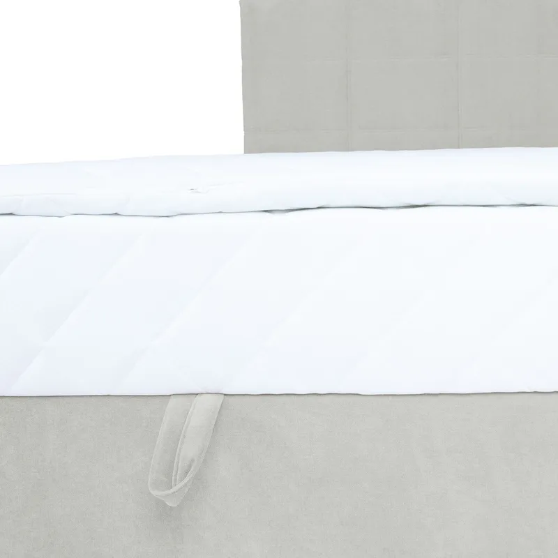 Kontinentalseng Kalen med madras 90x200 cm - mørk beige - Møbler - Senge - Kontinentalsenge