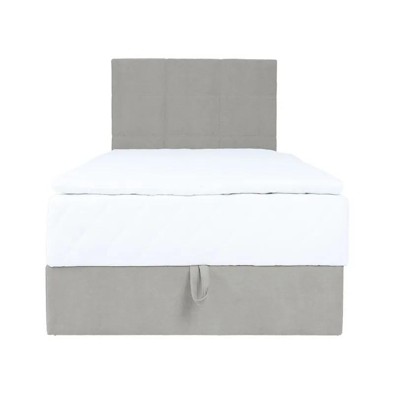 Kontinentalseng Kalen med madras 90x200 cm - mørk beige - Møbler - Senge - Kontinentalsenge