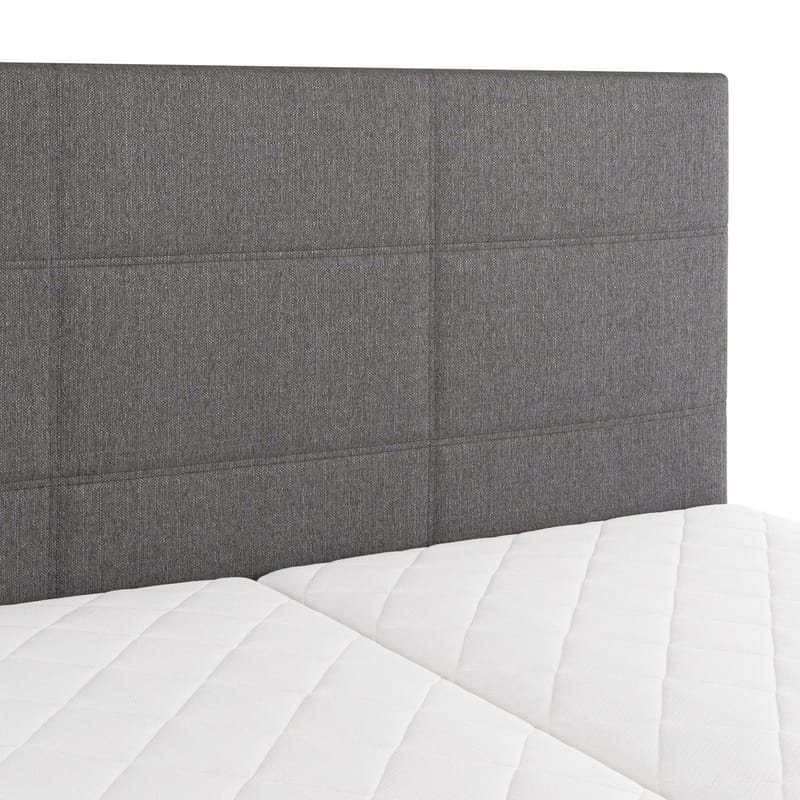 Kontinentalseng Kelvi 160x200 cm - grå - Møbler - Senge - Kontinentalsenge