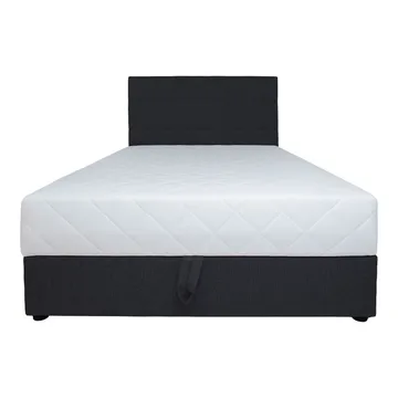 Kontinentalseng Kelvi Sort 120x200 cm - Sort - Møbler - Senge - Kontinentalsenge