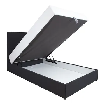 Kontinentalseng Kelvi Sort 120x200 cm - Sort - Møbler - Senge - Kontinentalsenge
