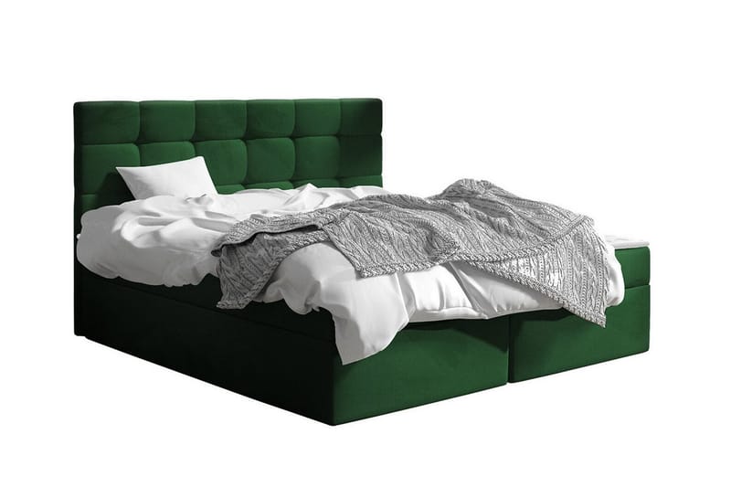 Kintore Kontinentalseng 160x200 cm - Grøn - Møbler - Senge - Kontinentalsenge