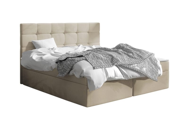 Kintore Kontinentalseng 180x200 cm - Beige - Møbler - Senge - Kontinentalsenge