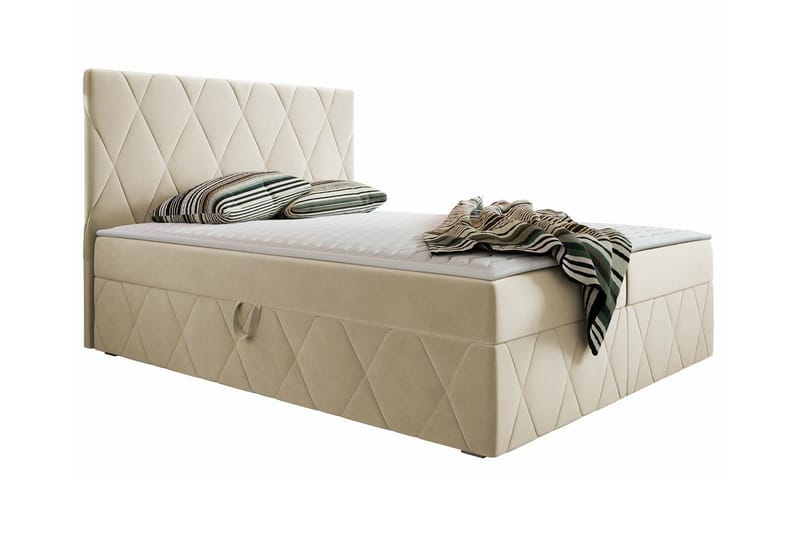 Kintore Kontinentalseng 180x200 cm - Beige - Møbler - Senge - Kontinentalsenge