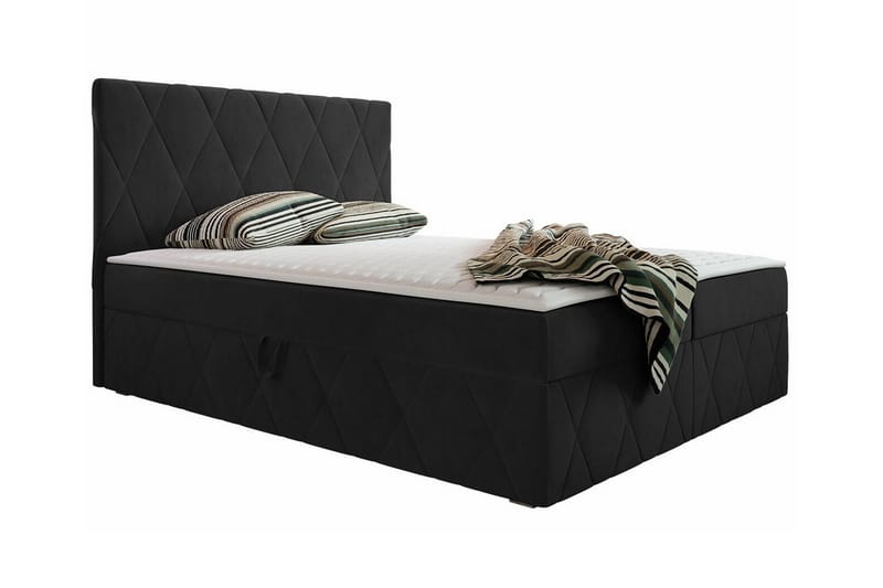 Kintore Kontinentalseng 180x200 cm - Sort - Møbler - Senge - Kontinentalsenge