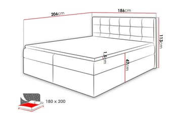Kintore Kontinentalseng 180x200 cm - Møbler - Senge - Kontinentalsenge