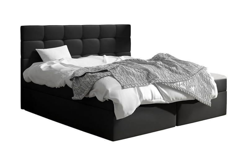 Kleiv Kontinentalseng 140x200 cm - Sort - Møbler - Senge - Kontinentalsenge