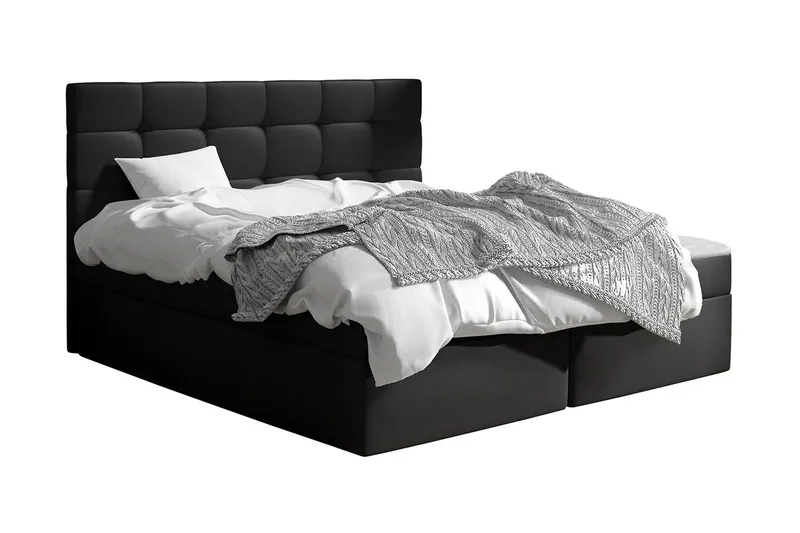 Kleiv Kontinentalseng 140x200 cm - Sort - Møbler - Senge - Kontinentalsenge