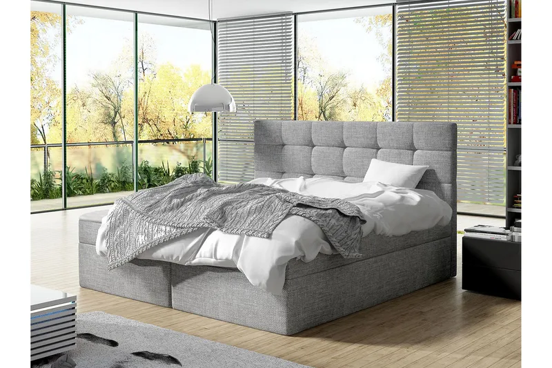 Kleiv Kontinentalseng 180x200 cm, Grå