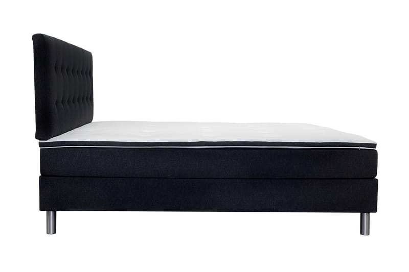 Komplet sengesæt kontinentalseng Sunny sengesæt 140x200 Sort - Møbler - Senge - Kontinentalsenge