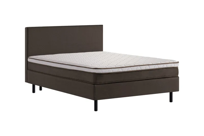 Komplett sängpaket Divine sänggavel 140 cm 140x200 Beige - Møbler - Senge - Kontinentalsenge