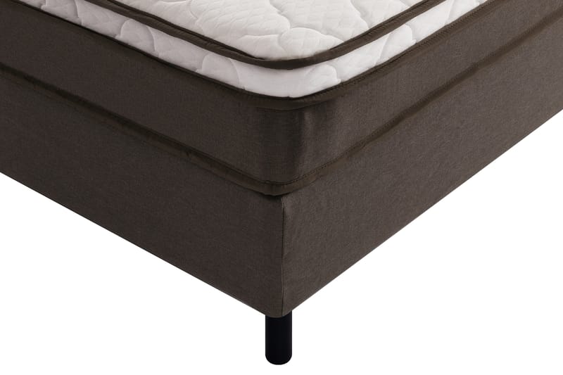 Komplett sängpaket Divine sänggavel 140 cm 140x200 Beige - Møbler - Senge - Kontinentalsenge