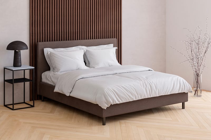 Komplett sängpaket Divine sänggavel 180 cm 180x200 Beige, undefined