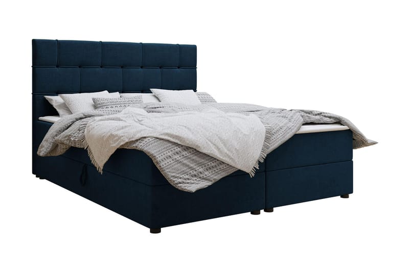 Kontinentalseng 180x200 cm - Blå - Møbler - Senge - Kontinentalsenge