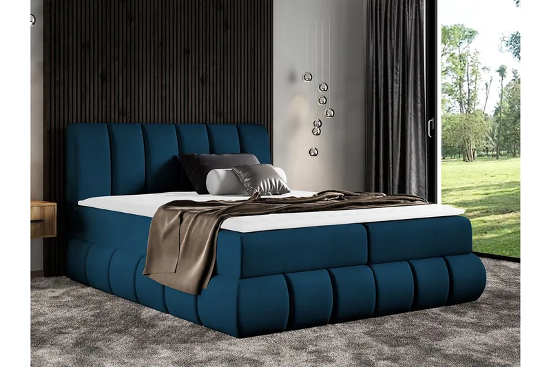 Kontinentalseng VENEZIA 120x200 med topmadras - Møbler - Senge - Kontinentalsenge