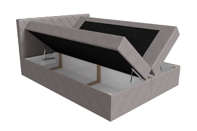 Korshavn kontinentalseng 160x200 - Beige - Møbler - Senge - Kontinentalsenge